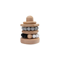 lightweight wooden stacking and building blocks for babies or toddlers